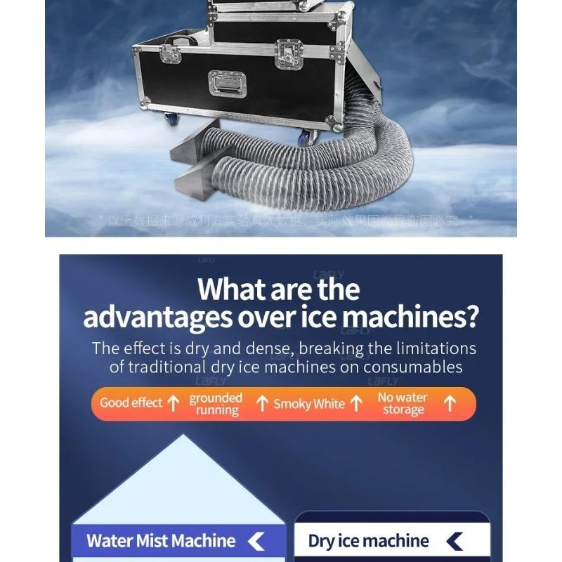 2000/5000W Water Mist & Low Lying Fog Smoke Machine - DMX & Remote Control, Ideal Wedding/DJ/Concert/Dance Event Equipment
