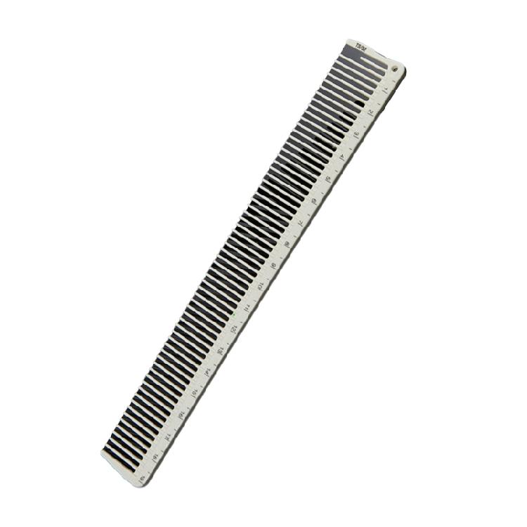 

Hair Brushes with Measurement Scale Combs Professional Tools for Precise Styling 1 білий