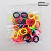 2.5cm Soft Seamless Hair Ties for Kids, No Damage Toddler Hair Bands 50Pcs