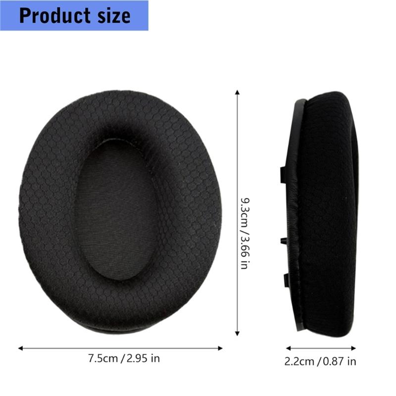 1 Pair Comfortable Ear Cushions Soft Earphone Cover Protective Earpads for WH-1000XM3 Replacement Earmuffs