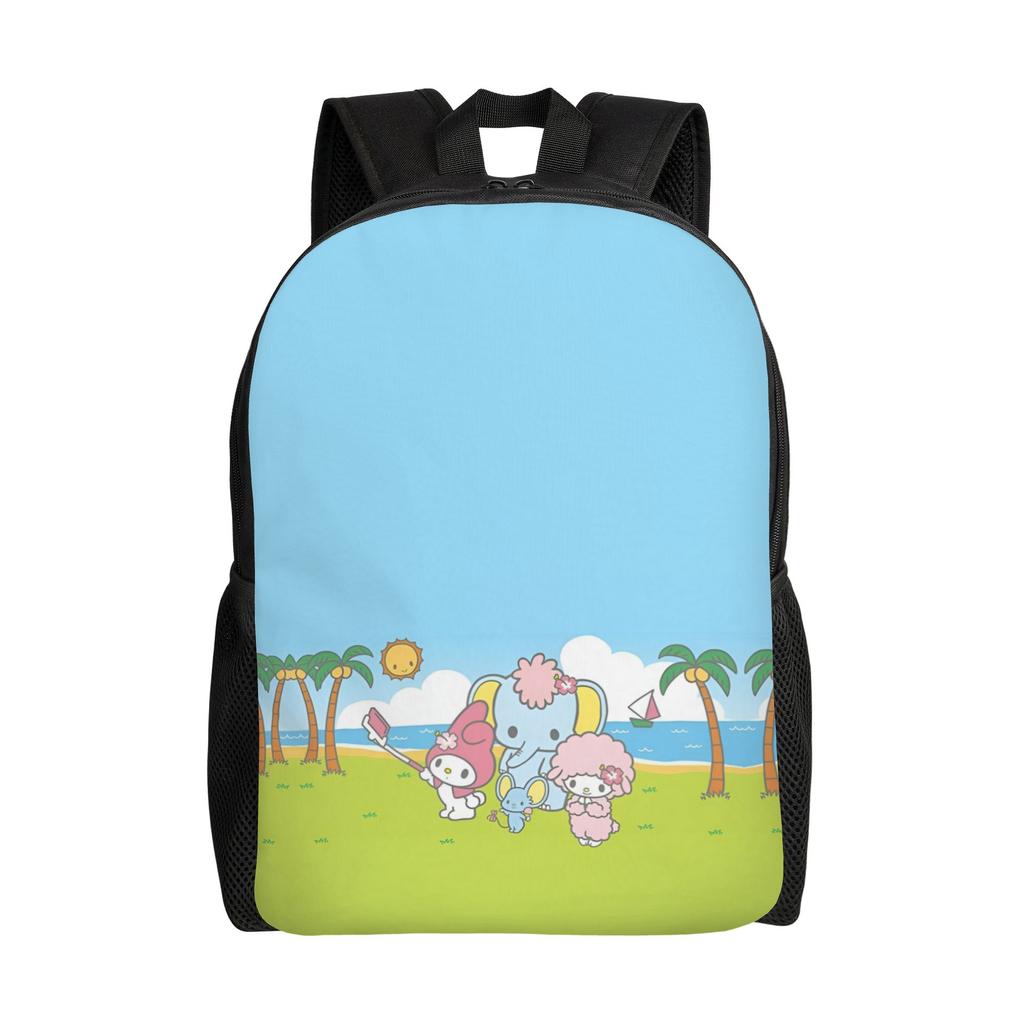 M-Melodies Backpack for Men Women School College Student Bookbag Fits 15 Inch Laptop Cute Rabbit Bags