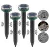 6pcs Solar Snake Repellent Ultrasonic Outdoor Repeller
