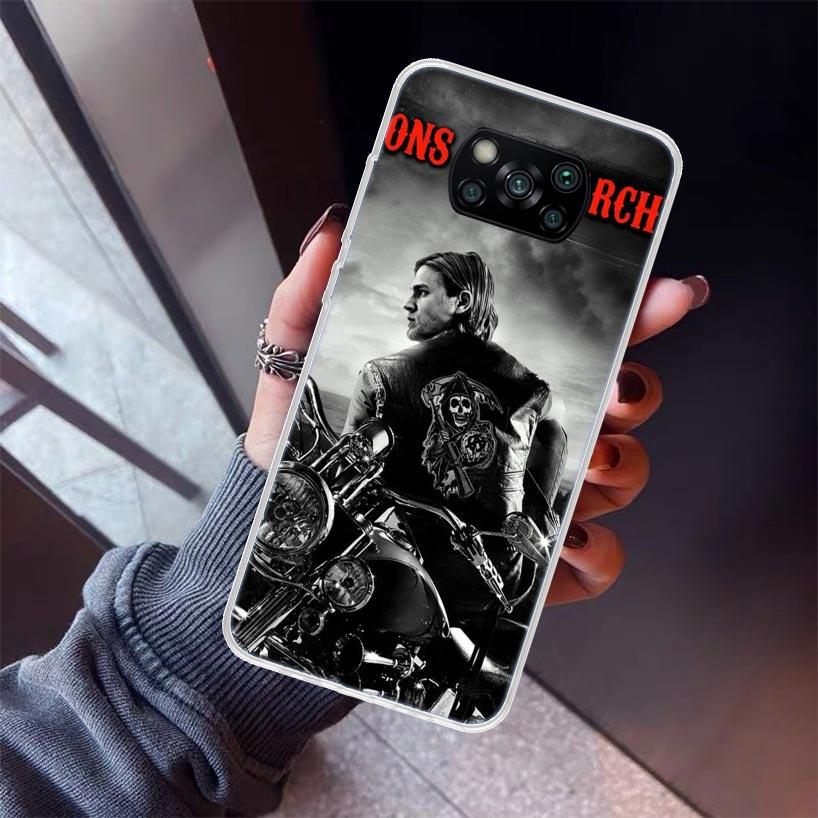 Sons Of Anarchy Eua Tv Phone Case For Xiaomi Poco X5 X6 X7 Pro F7 Ultra M7 Redmi 15C 15 13C 13 12C 12 10 10C 10A 9 9C 9T 9A Cove