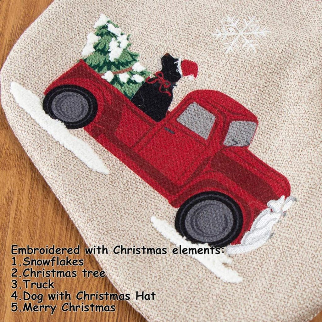 Christmas Printed Gift Stockings, Christmas Stockings, Gift Bags, Candy Bags