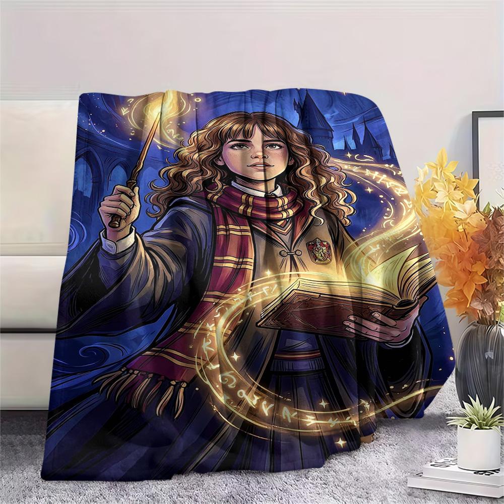 Hermione Magic Book Blanket Camping Trip Suitable For All Seasons Office Rest Blanket Sheet Christmas Gifts