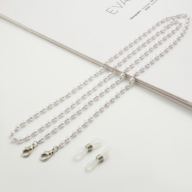 

Full Pearl Reading Glasses Chain for Women Eyeglasses Cords Pearl Metal Chain Elegant Chic Anti Loss Eyeglass Accessories