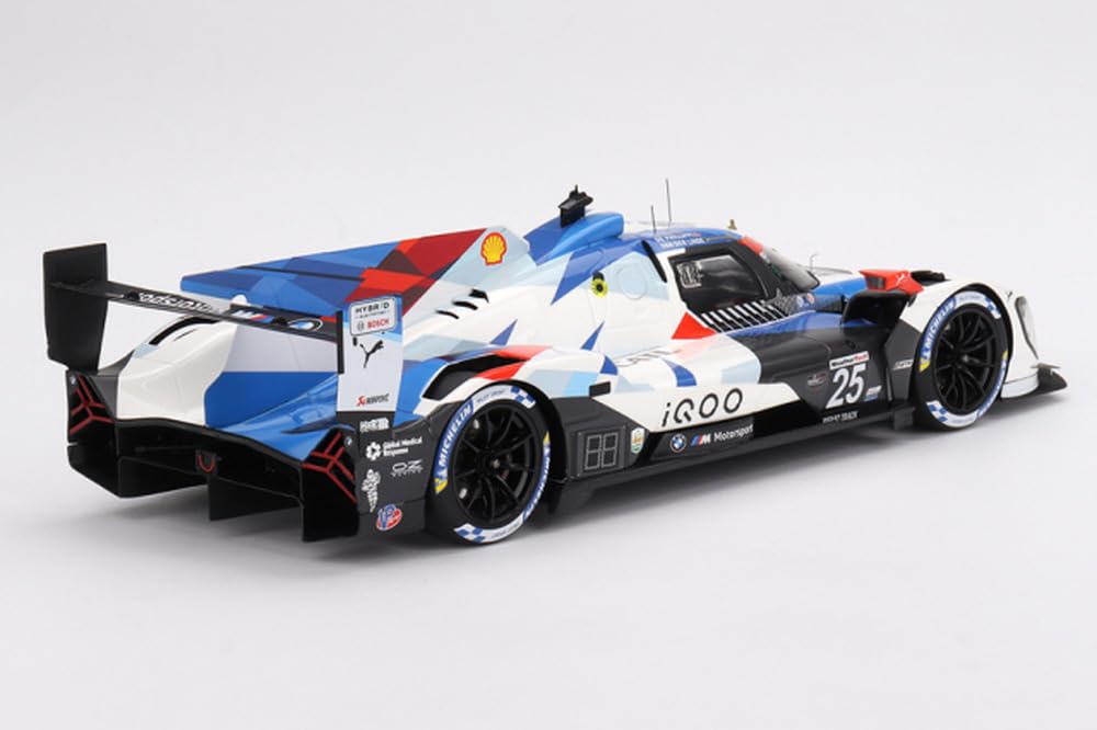 TOP SPEED 1/18 Scale BMW M Hybrid V8 GTP IMSA Daytona 24 Hours 2023 #25 BMW M Team Finished Model