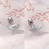Alloy Wing Ear Studs Portable Comfortable for Sensitive Ears Fashion Jewelry Pieces