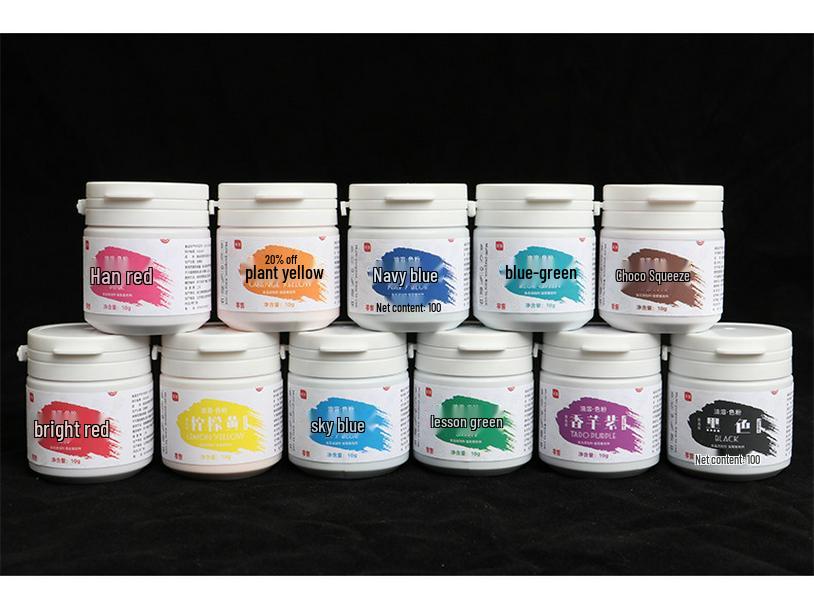 Chocolate Oil-Soluble Food Color Powder for Pastry, Mousse, Fondant, Glaze & Lipstick - 10g