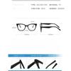 Ultralight Large Frame Anti Blue Light Presbyopia Glasses Cat Eye Reading Glasses Fashionale Trendy Cat Eye Far Sight Eyeglasses
