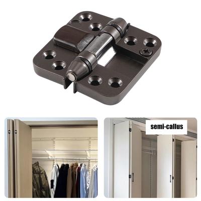 Hidden Folding Door Hinge Space Efficient Invisible Cabinet Hinge for Furniture Smooth Open for Various Styles & Space