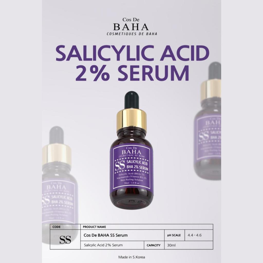 

Cos De BAHA -Salicylic Acid 2% Serum 30ml (SS)