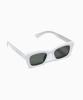 Hangeul Square Sunglasses White