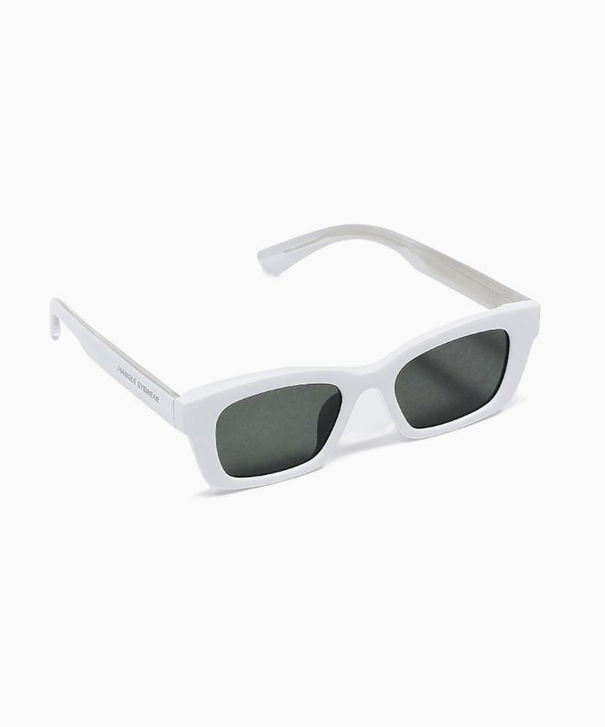 Hangeul Square Sunglasses White