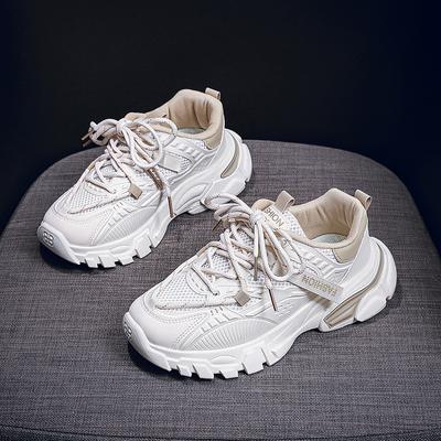 Herbst neue atmungsaktive dicke Sohle höhenverstellende Sneaker lässige Dad Shoes