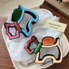 Cute Cartoon Dog Hair Claw Clip For Women Girls Ponytail Holder Accessories Colorful Animal Design Hair Clip Gift