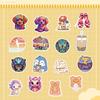 50 Pictures of Non-repeat Cute Style Graffiti Stickers Mobile Guitar Decoration Waterproof Stickers Children DIY Hand Account Stickers