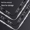 Transparent Self-Adhesive Cable Clips for Wall, No-Punching High Viscosity Wire and Network Cable Organizer