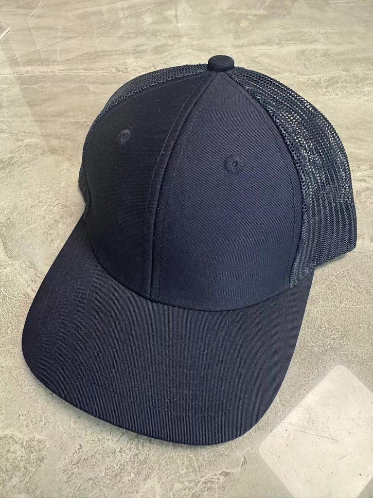 Colorful stitching hollow mesh hat outdoor truck driver sun visor baseball cap
