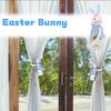 Easter Bunny Decoration Plush Hug Doll Couple Cute Hug Curtain Hug Tree Doll Atmosphere Layout Pendant