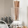 Stainless Steel Knife and Utensil Holder with Cutting Board Rack