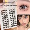 FAICCIA Fei Xi Lazy Butterfly Lashes - Dense Clustered Natural-Looking Eyelashes for Daily Wear