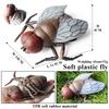 Oenux Insect Animal Wild Reptile Model Soft TPR Mantis Lizard Chameleon Housefly Gekko Action Figures Halloween Trick Kid Toy