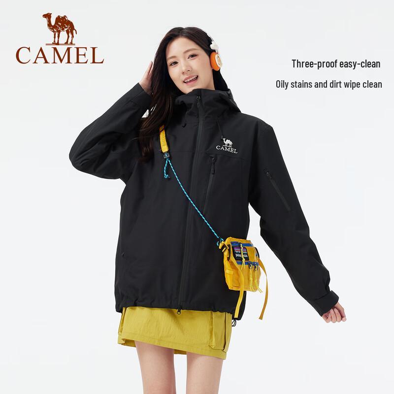 Camel 3-in-1 Outdoor Fleece-Lined Technical Jacket (Wang Junkai Edition)