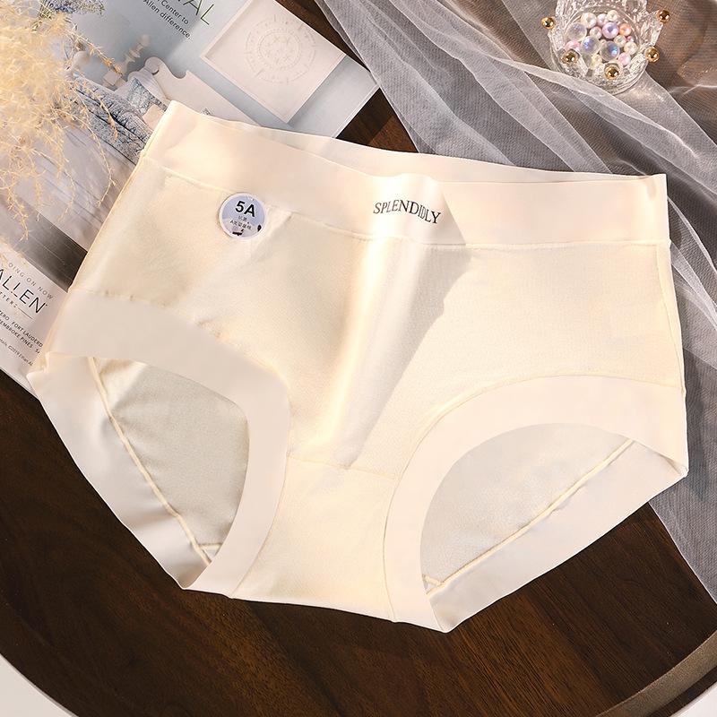Big Size Female Spring and Summer New Pure Cotton Antibacterial Crotch Non Scratch Breathable Briefs XL