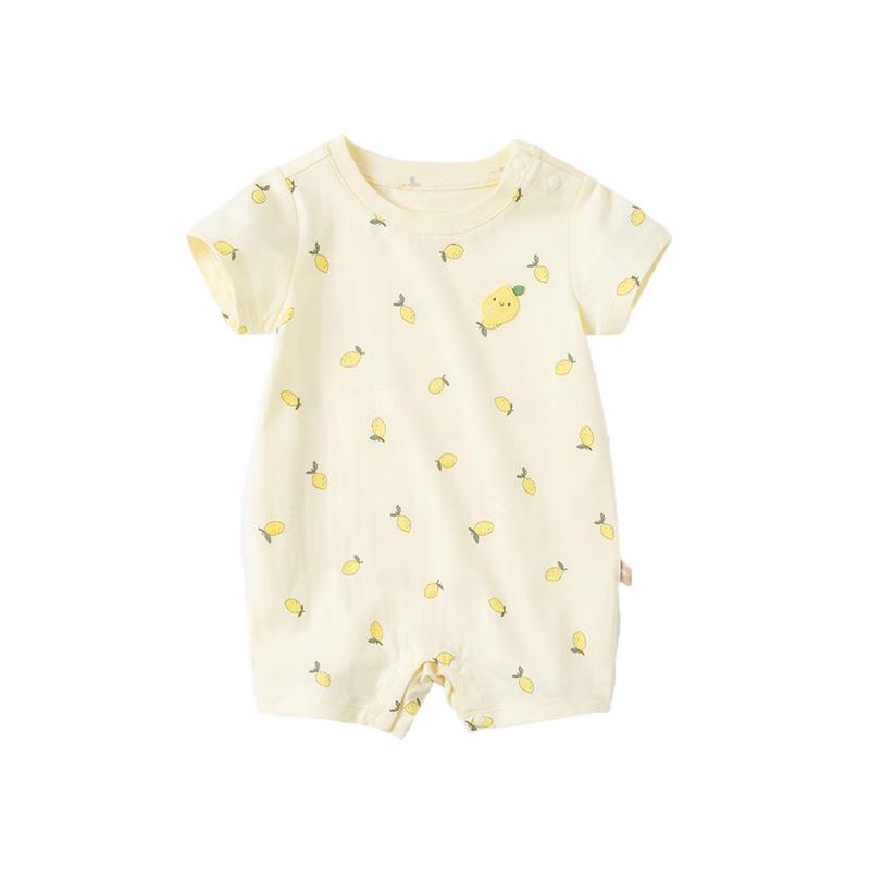 

DAVE & BELLA Summer Unisex Baby Cotton Short Sleeve Romper DBM17793 66cm