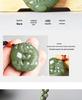 Natural Hetian Jade Pixiu Pendant, Exquisitely Carved with Ball for Men & Women