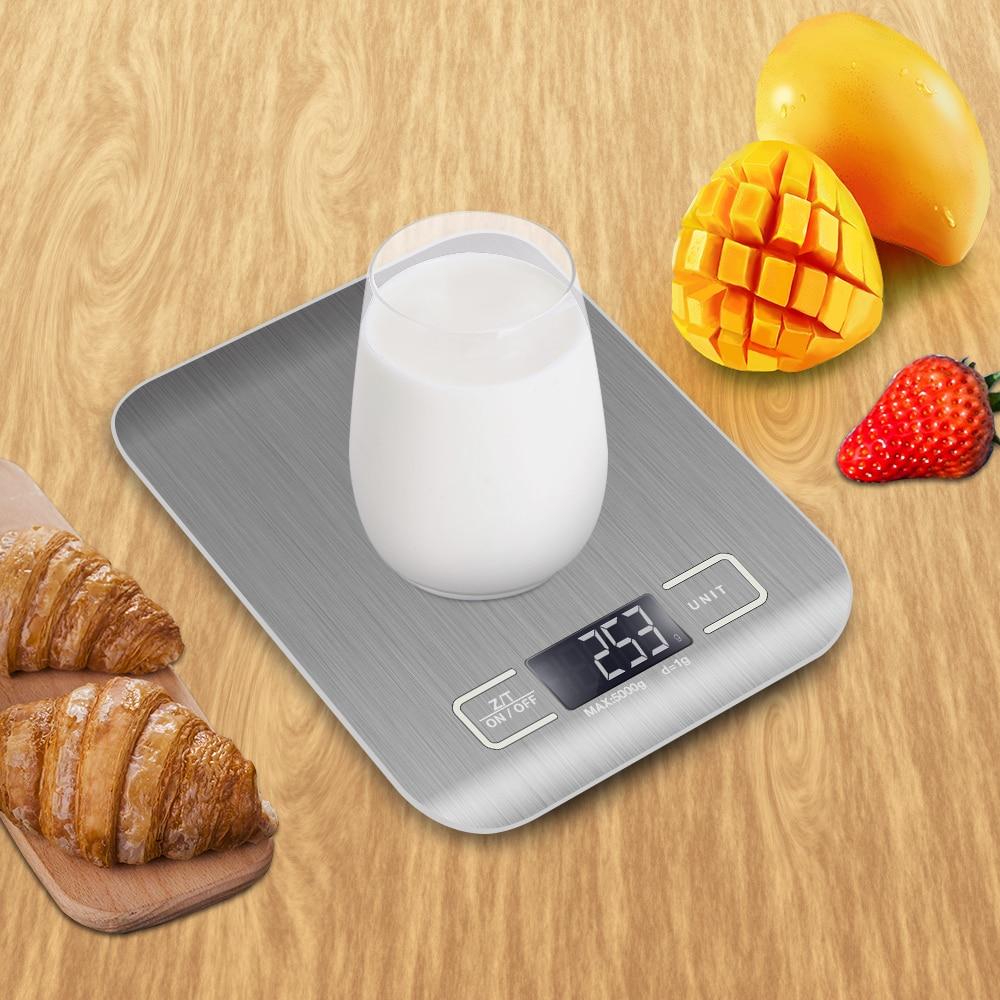 Bilancia digitale da cucina Bilancia elettronica domestica da 11 libbre per dolci da forno 0,1 g Alta precisione
