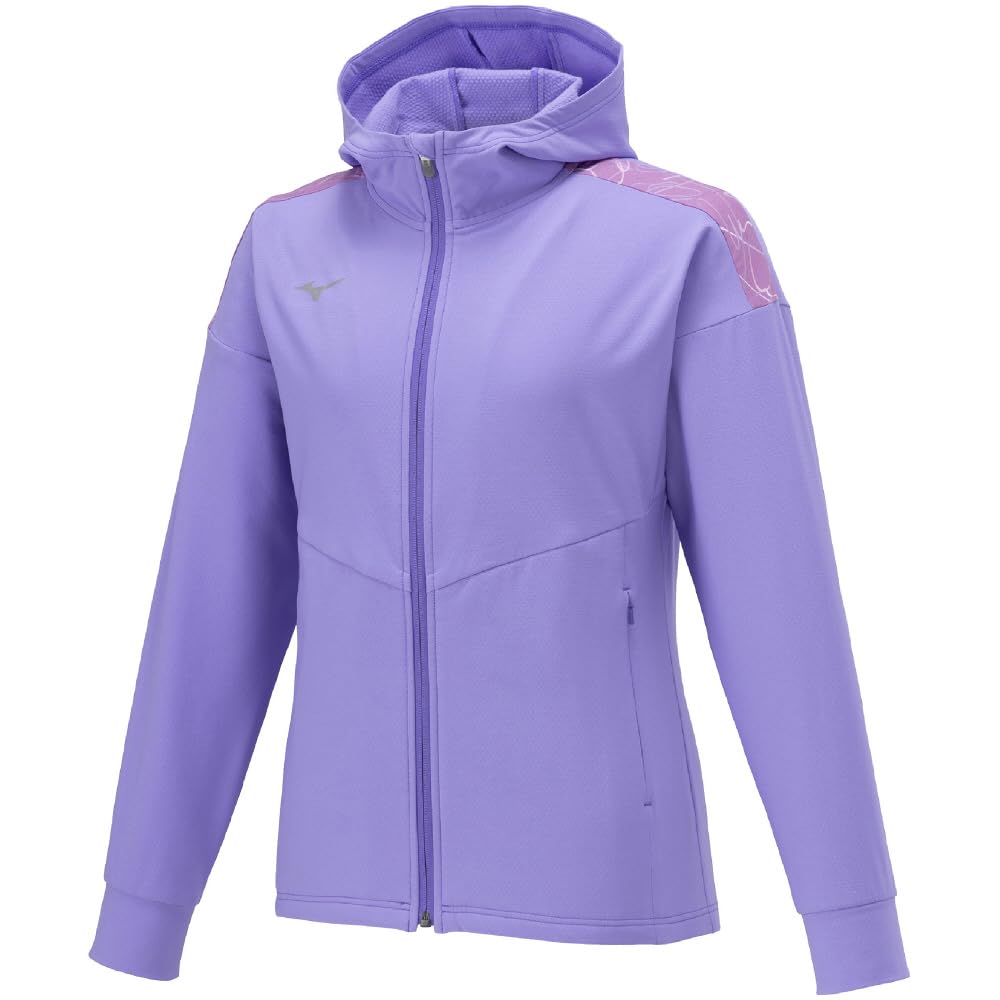 

Mizuno Tech Shield Training Purple Size M Women s Jacket, Windproof, Stretch, Water-Repellent, Punch, (32MCA860)