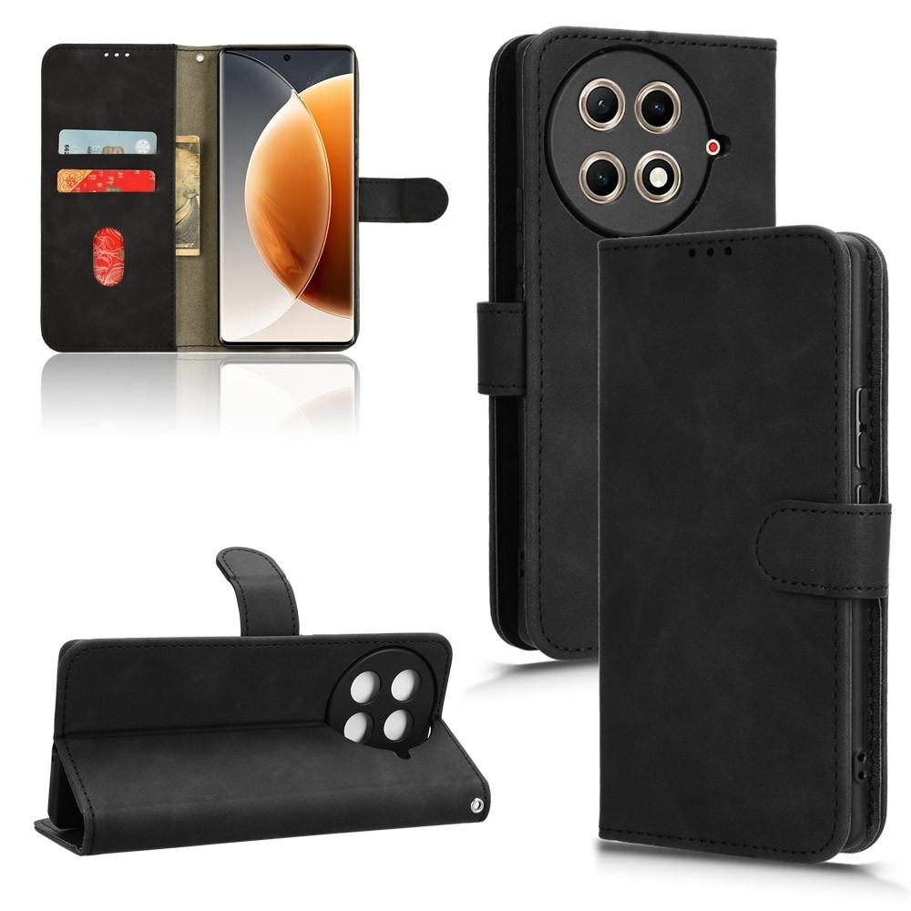 For TECNO Camon 30S Pro 4G Leather Case Skin-Feel Anti-Drop Wallet Flip Phone Cover