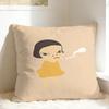 Y-Yoshitomo Nara Pillow Case  Square Pillow Cover Novelty Cushion Cover For Living Room Sofa
