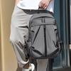 New Nylon Versatile Backpack Grey Black Blue Large Capacity Computer Bag Washable School Bag Men Women