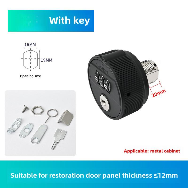 Blocare mecanică cu parolă cu came pentru dulap cu două uși