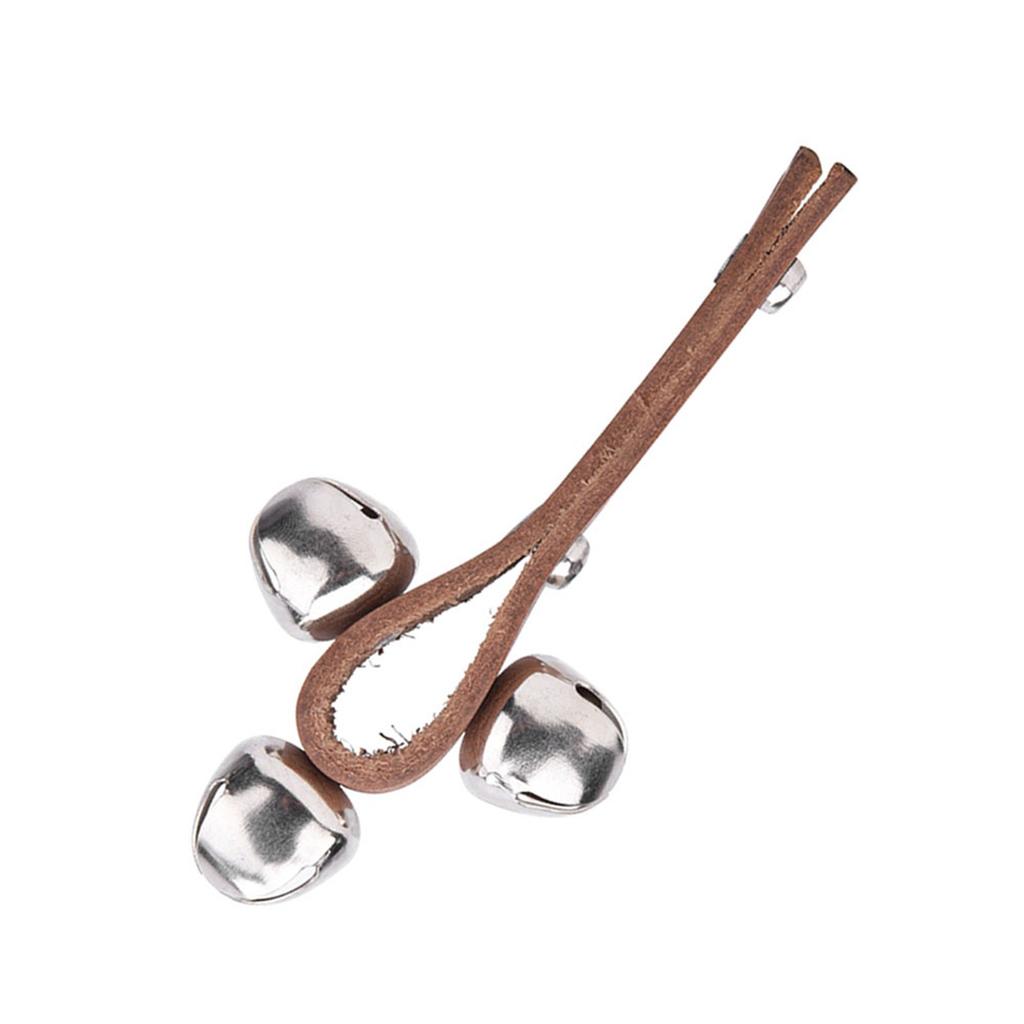 3 Bells Jingle Handbell Shaker Bell Ring Kids Musical Educational Toys Percussion Instruments