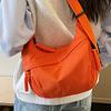 Sac bandoulière de trajet, Sac à bandoulière unique, Cartable d'étudiant, Sac décontracté, Sac en forme de ravioli