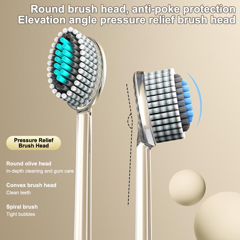 2 Pcs Whole Mouth Clean Toothbrush Ultra-Fine Soft Hard Bristle Toothbrush For Adults Excellent Cleaning Effect Whitening Teeth