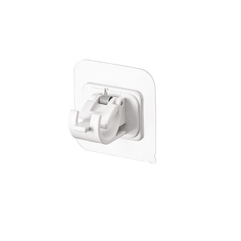 

Adhesive Curtain Rod Bracket Clip & Hook Set, No-Punch Telescopic Rod Holder