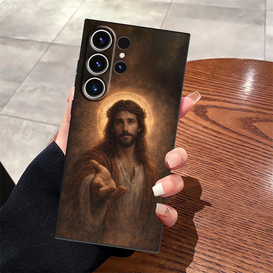 Creative Jesus Art Case for Samsung Galaxy S26 Ultra S24 S25 Plus S21 FE Note 20 8 9 10 S20 Ultra S23 S10 S9 Funda Phone Cover