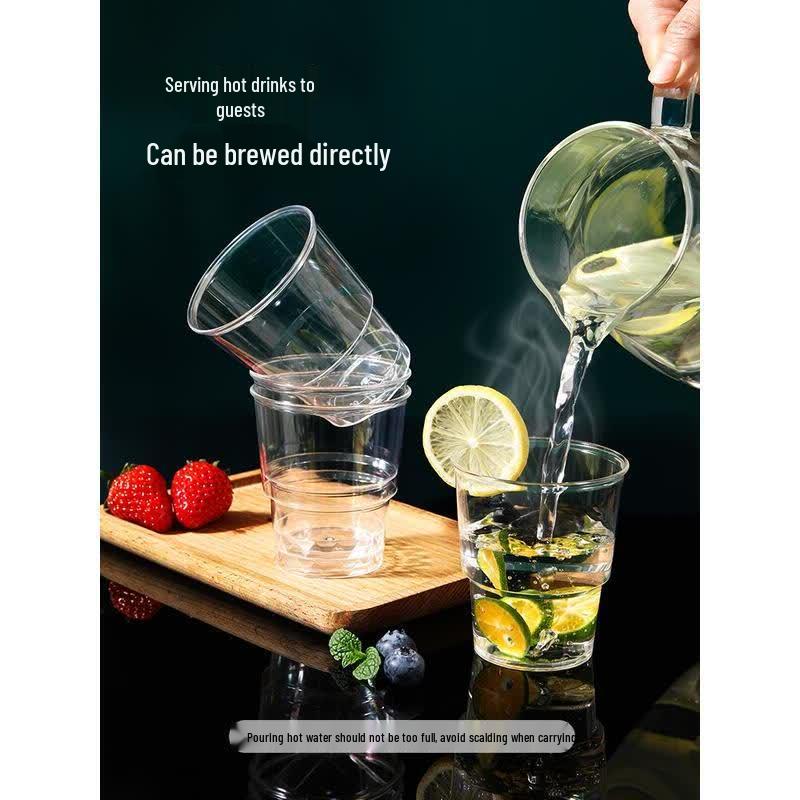 MARYYA Disposable Airline Cups, 200ml, 100 Count