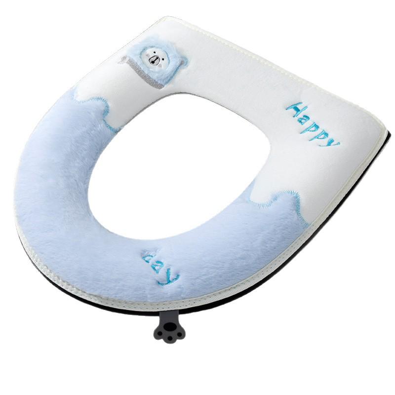 Newcomer Discount: Zippered Toilet Seat Cushion Pad for All Seasons - Autumn/Winter Edition