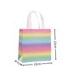 StoBag rainbow gradient gift wrapping bags for sweets reusable colorful tote birthday baby shower candy treat party favors