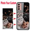 Customized DIY Tempered Glass Cases For Samsung A34 A54 5G A14 A24 4G A04 A04e S23 Ultra Plus S10 S10E Note 10 Lite A70 A50 A30S