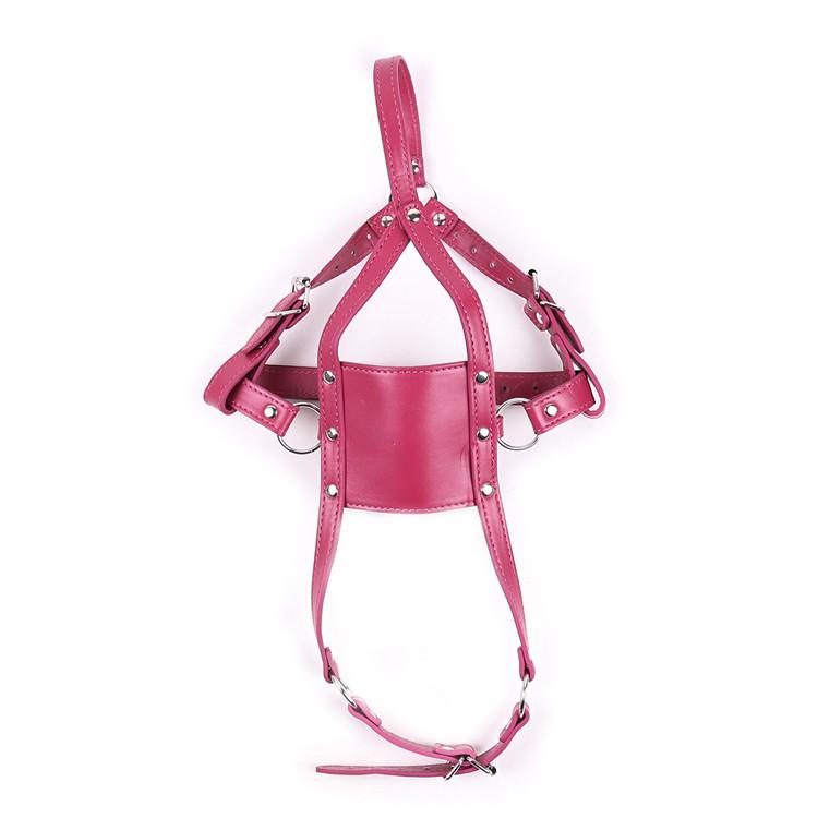 Leather Gag Harness SM Toys for Couples - Nightclub Adult Products