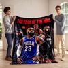 Lebron NBA Tribute Blanket for all seasons blanket lunch break throw gift