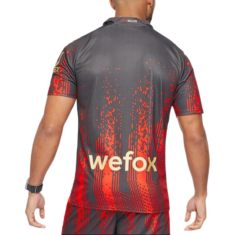Pánský fotbalový dres PUMA AC Milán Player Edition Pánský Plamenně červený Černý