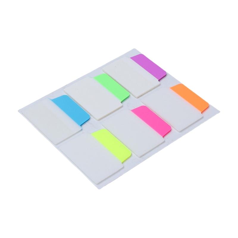 120/160Pcs Colorful Index Label Adhesive Notes Page Marker Bookmarks Writable File Label for Marking Highlighting